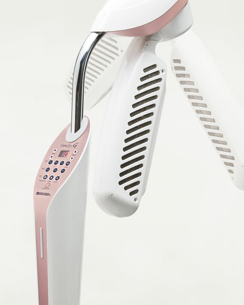 Care Dry G - Μαύρη κάσκα στεγνώματος - Χρωμιωμένη βάση χιαστί