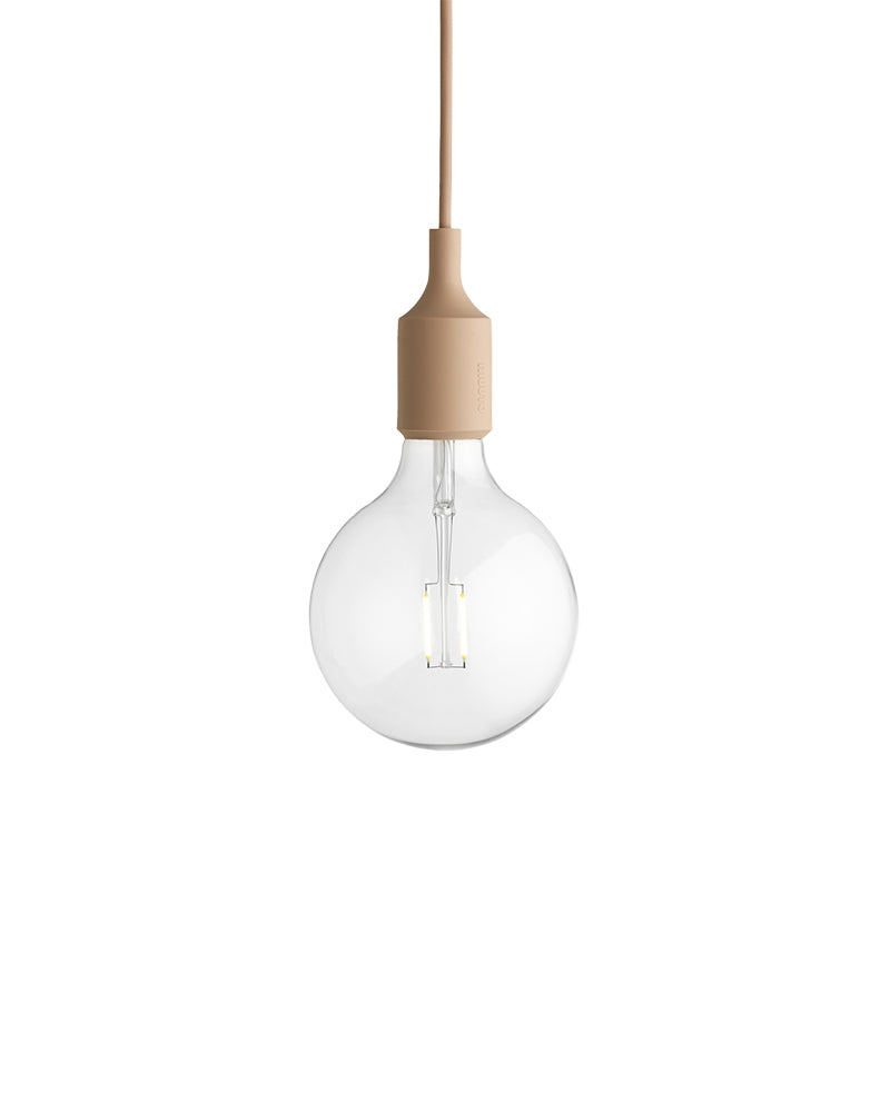 E27 LED - Μπεζ φωτιστικό οροφής