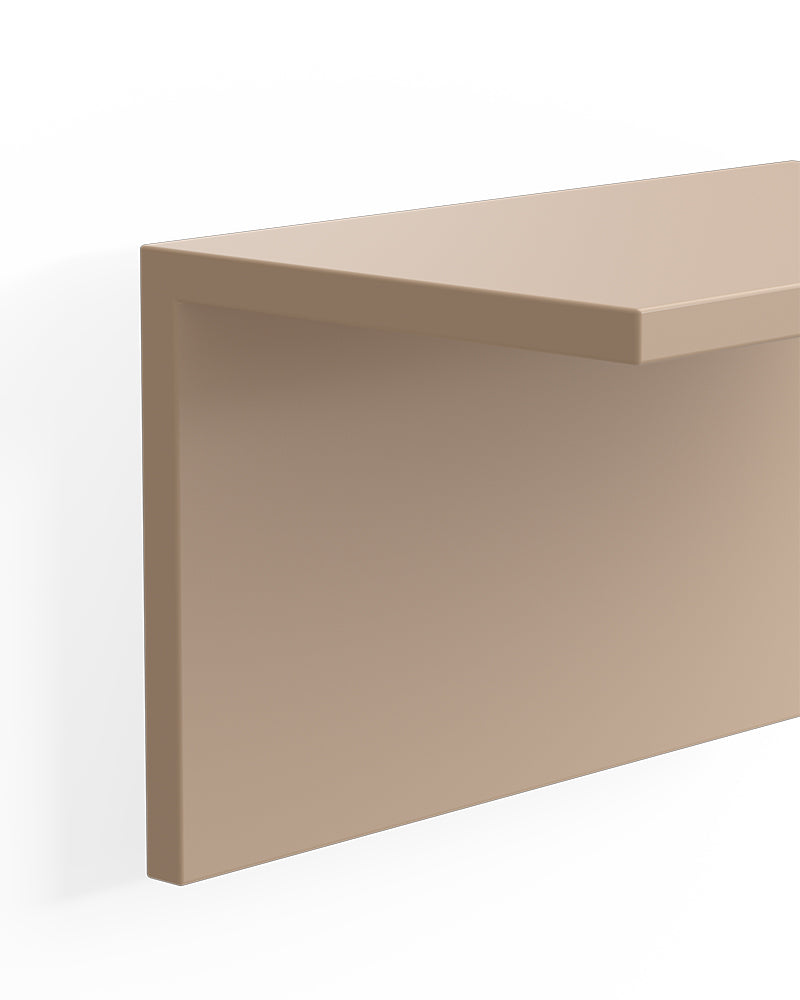 Display Cappuccino - 98cm ράφι σε μπεζ μελαμίνη