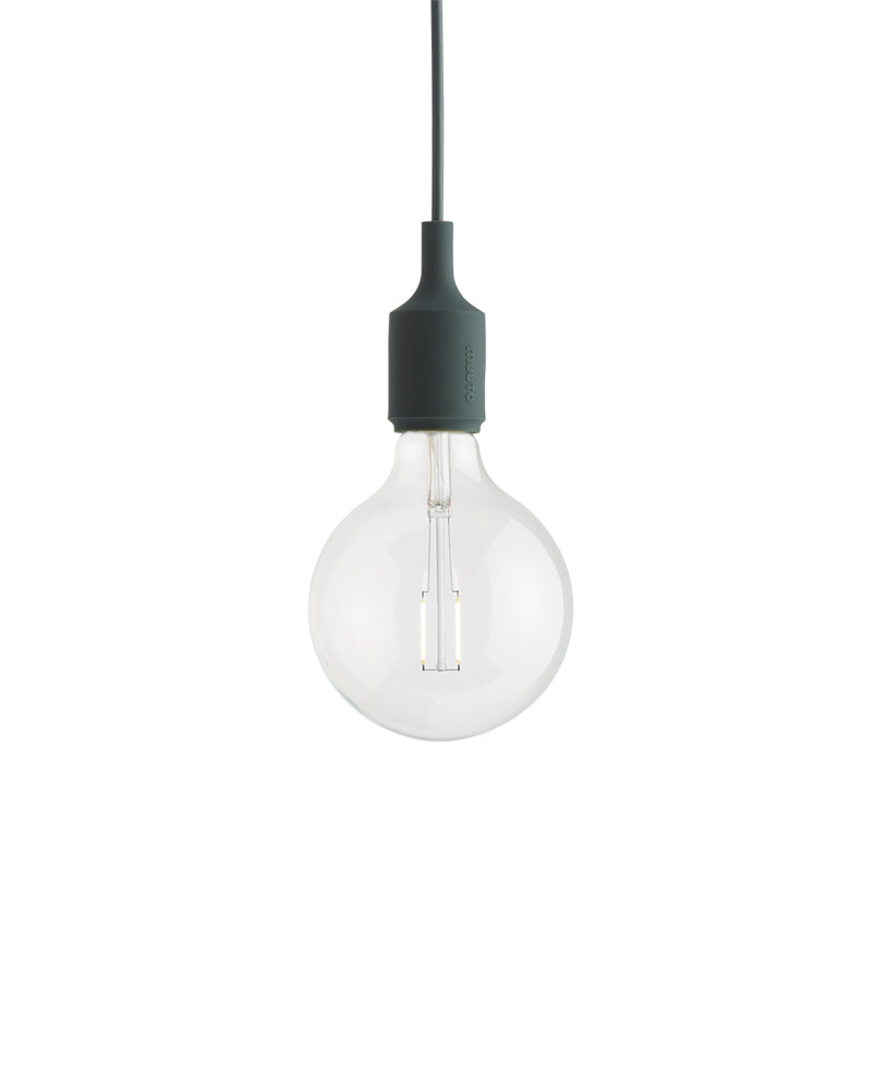 E27 LED - Σκούρος πράσινος φωτιστικός οροφής