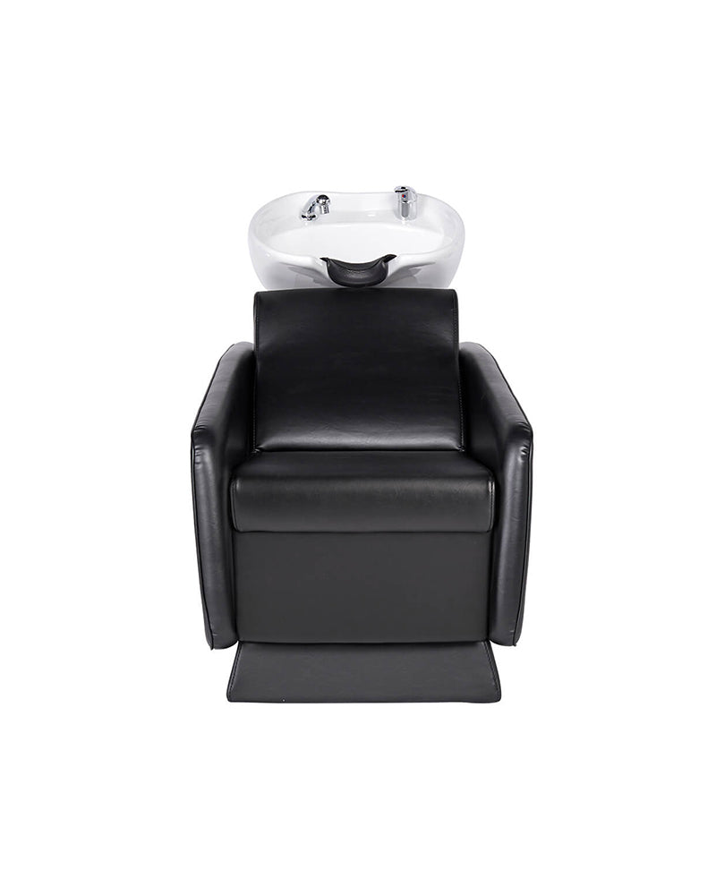 Zippy - Μαύρος λουτήρας - Λευκή λεκάνη
