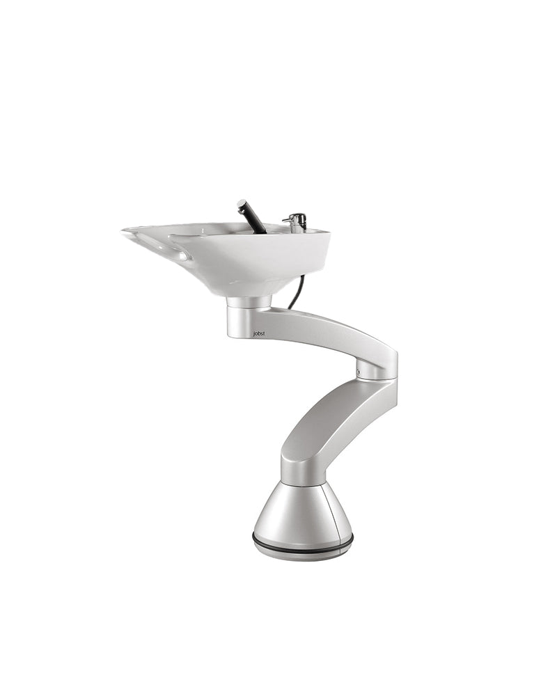 Contura swing PLUS - Αλουμινένιος λουτήρας με στήλη - Λευκή λεκάνη