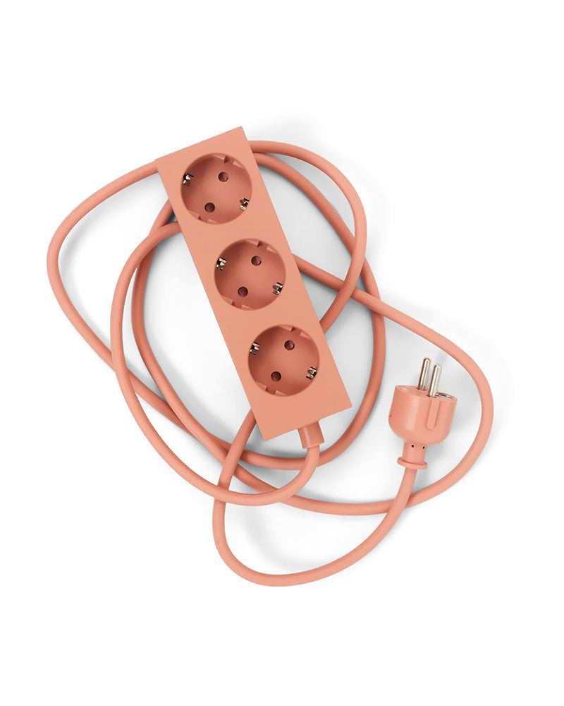 Power Bar Dusty Rose - Ροζ καλώδιο επέκτασης - 5 μέτρα
