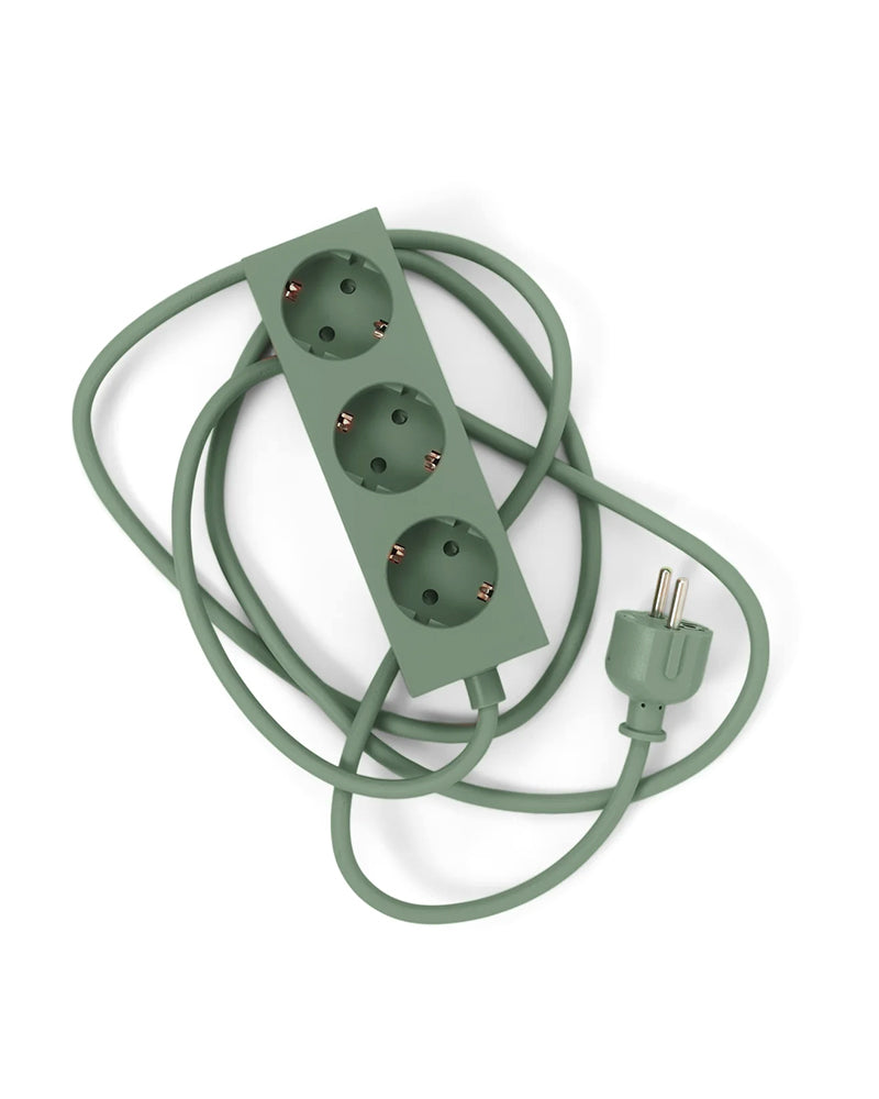 Power Bar Mossy Green - Πράσινο καλώδιο επέκτασης - 5 μέτρα