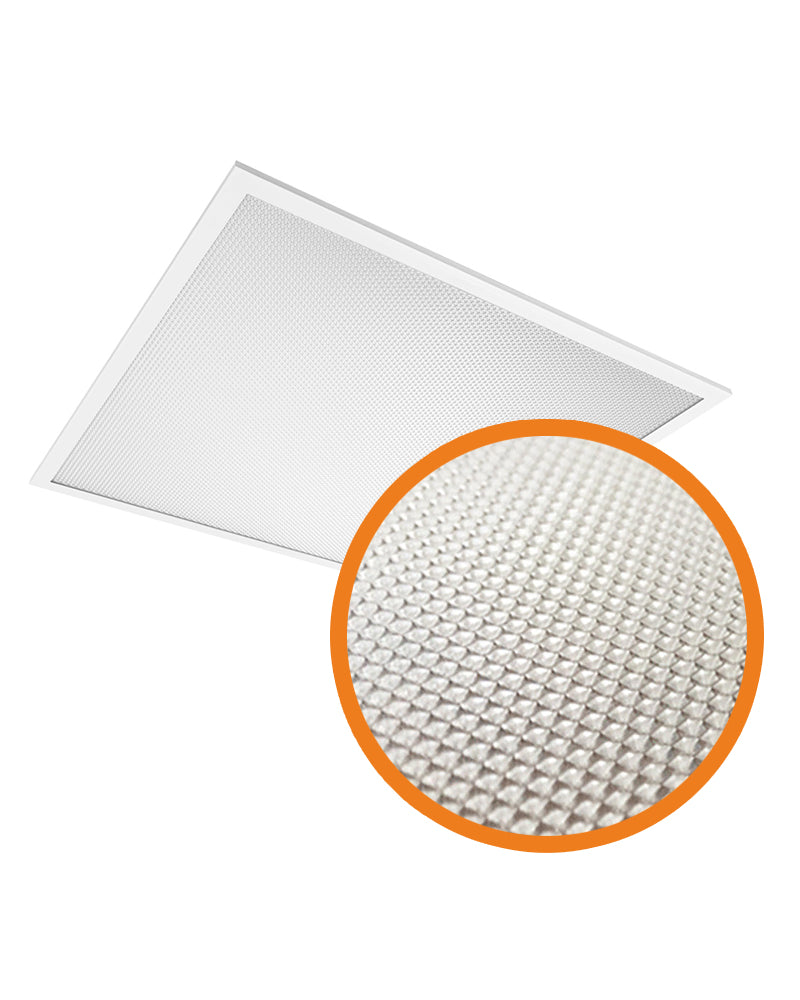 Sun square - λευκός επαγγελματικός φωτισμός 60x60cm με πρισματικό