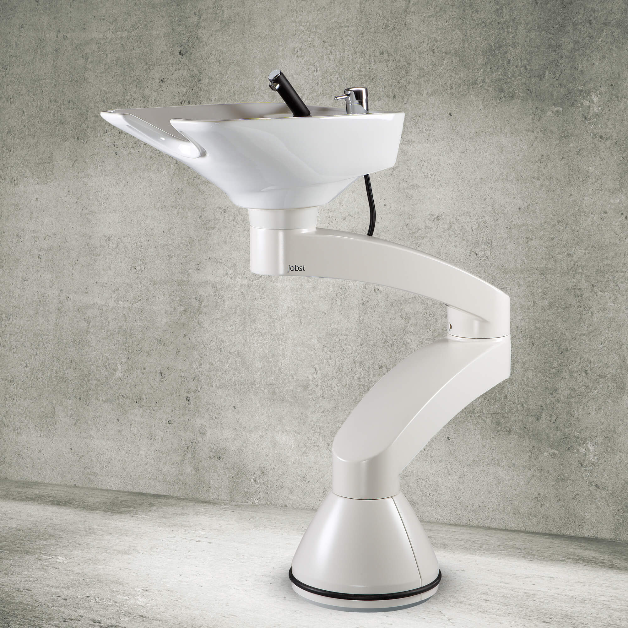 Contura swing PLUS - Λευκός λουτήρας με στήλη - Λευκή λεκάνη
