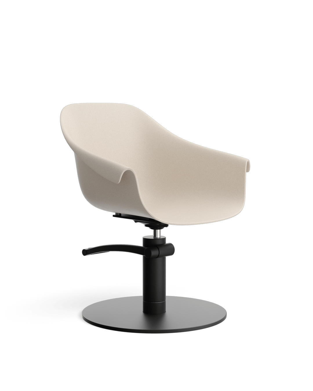 Beige frisør startpakke- med 2 kundepladser, 1 vaskeplads og udstyr Just Add People frisørstol i beige med professionelt salonudstyr